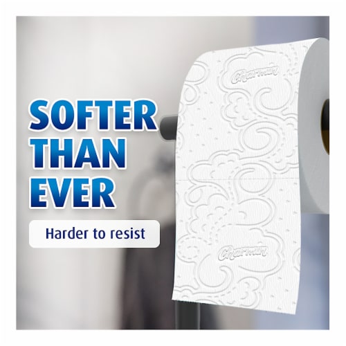 Charmin Ultra Soft Mega Roll Toilet Paper Perspective: back