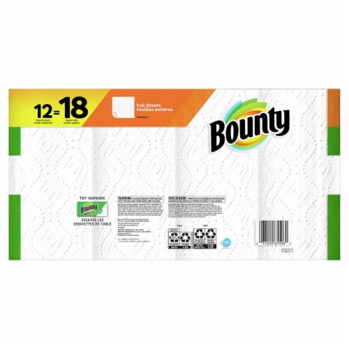 Bounty® Paper Towels Perspective: back
