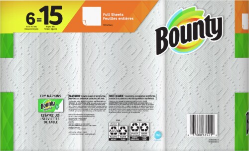 Bounty Paper Towels Perspective: back
