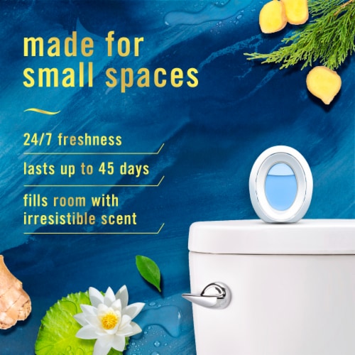 Febreze Odor Fighter Ocean Scent Small Spaces Air Freshener Perspective: back