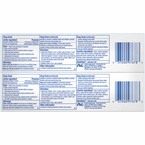 Crest Pro Health Extra Whitening Power Twin Pack Perspective: back