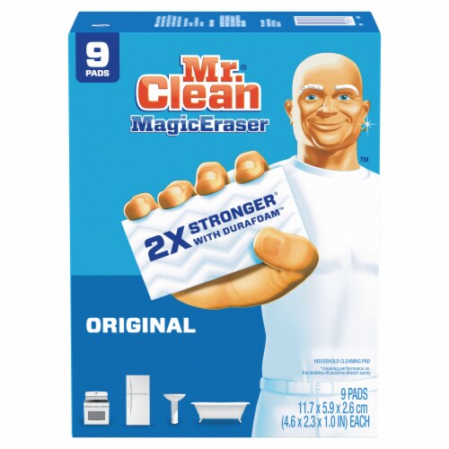 Mr. Clean Magic Eraser with Durafoam Original Cleaning Pads Perspective: back