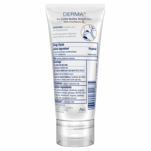 Secret® Derma+ Cooling B5 + Aloe Gel Antiperspirant Deodorant Perspective: back