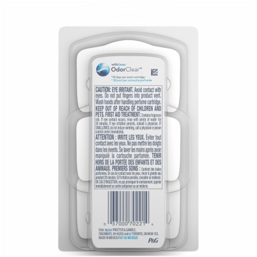 Febreze Small Spaces Spring & Renewal Air Freshener Refills Perspective: back