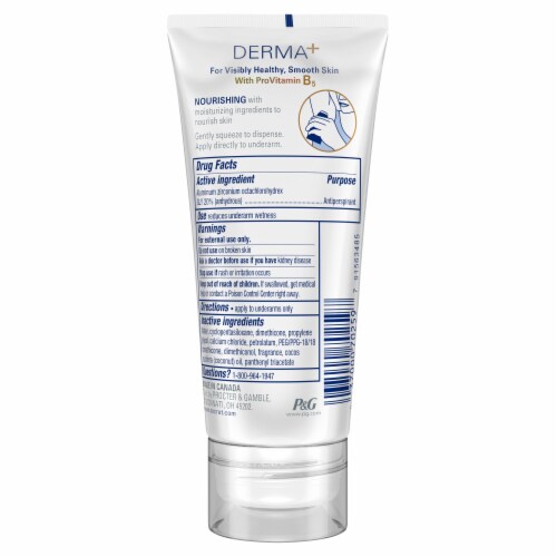 Secret® Derma+ Nourishing B5 + Coconut Oil Gel Antiperspirant Deodorant Perspective: back