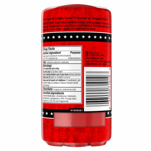 Old Spice Hardest Working Stronger Swagger Invisible Solid Antiperspirant Deodorant Value Pack Perspective: back