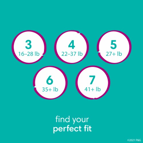 Pampers Cruisers 360 Baby Diapers Size 4 (22-37 lbs) Perspective: back