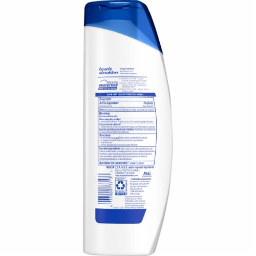 Head & Shoulders Deep Moisture Anti-Dandruff Shampoo Perspective: back