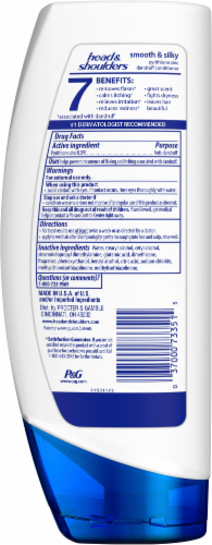 Head & Shoulders Smooth & Silky Hair & Scalp Conditioner Perspective: back