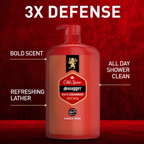 Old Spice Swagger Scent of Confidence Body Wash Perspective: back