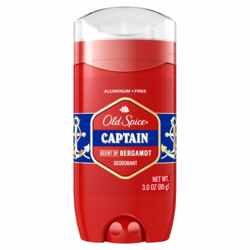 Old Spice Red Collection for Aluminum-Free Men Deodorant Captain Scent 1-Pack Perspective: back