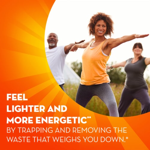 Metamucil Fiber Orange Smooth Flavored Drink Supplement Powder Perspective: back