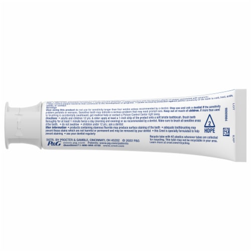 Crest® Pro-Health Toothpaste with a Touch of Scope Teeth Whitening Perspective: back