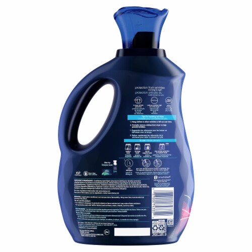 Downy Wrinkle Guard Floral Fabric Softener Perspective: back