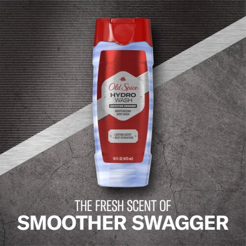 Old Spice Hydrowash Body Wash Smoother Swagger Perspective: back
