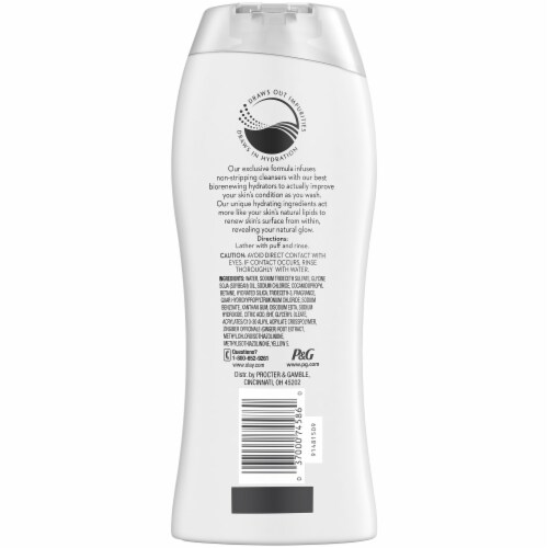 Olay Hydrating Glow Crushed Ginger B3 Complex Body Wash Perspective: back