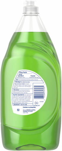 Dawn Ultra Apple Blossom Scent Antibacterial Hand Soap and Dishwashing Liquid Perspective: back