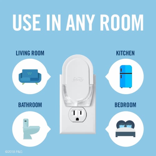 Febreze® Plug™ Linen & Sky™ Air Freshener Refill Perspective: back