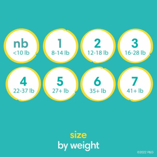 Pampers Swaddlers Newborn Diapers Perspective: back