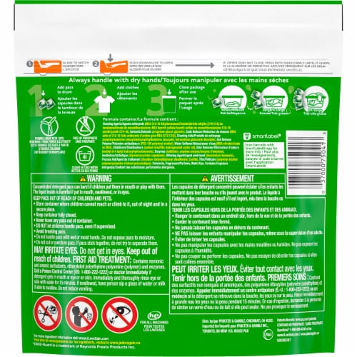 Gain® Flings! Island Fresh™ Laundry Detergent Pacs Perspective: back