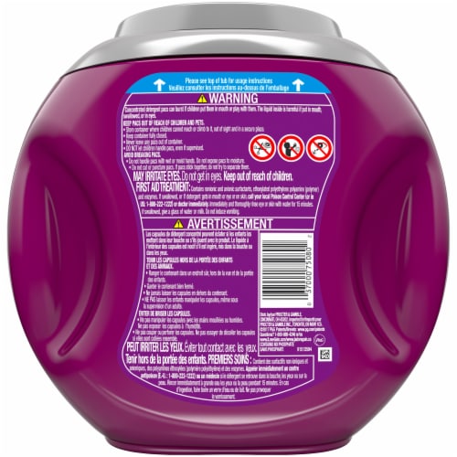 Gain Flings Wildflower & Waterfall Pacs Liquid Laundry Detergent Perspective: back