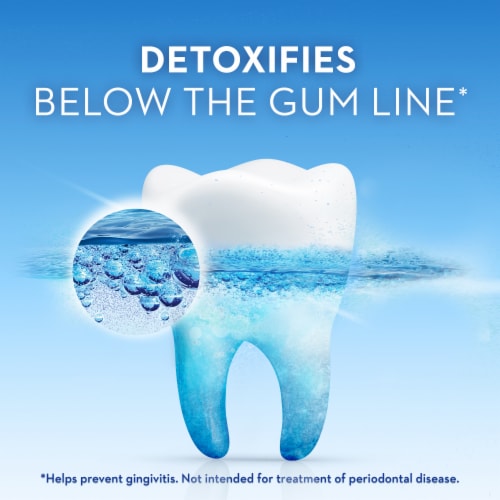 Crest Gum Detoxify Gentle Whitening Anticavitity Fluoride Toothpaste Perspective: back