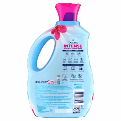 Downy Intense Scent + Freshness Spring Rush Liquid Fabric Softener Perspective: back