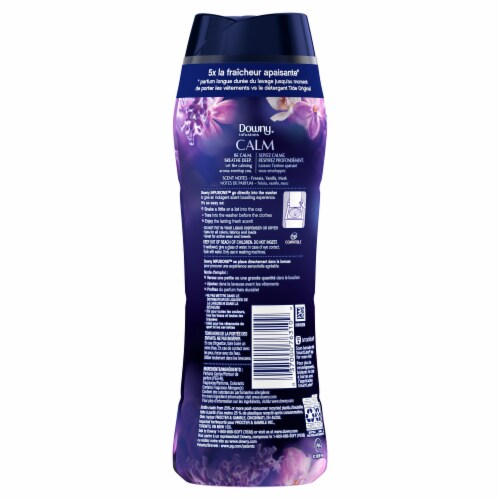 Downy® Infusions Calm Lavender & Vanilla Bean In-Wash Scent Booster Perspective: back
