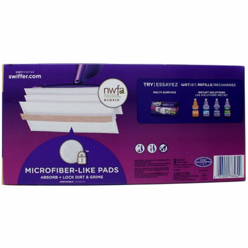 Swiffer WetJet Wood Sweeping Cloth Refills Perspective: back
