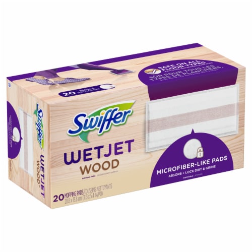 Swiffer WetJet Wood Spray Mop Refill Mopping Pads Perspective: back