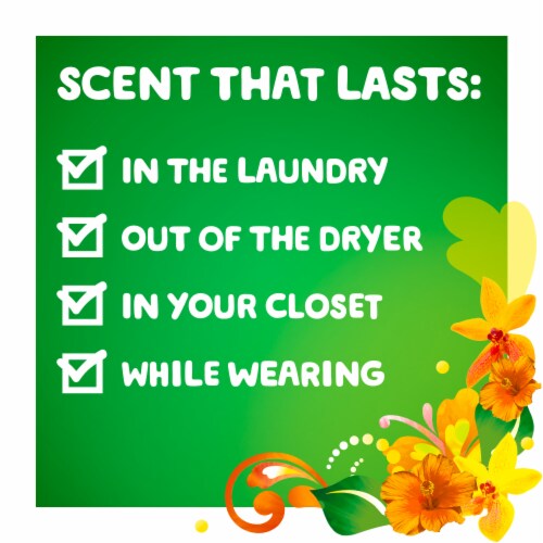 Gain + Aroma Boost Island Fresh Liquid Laundry Detergent Perspective: back