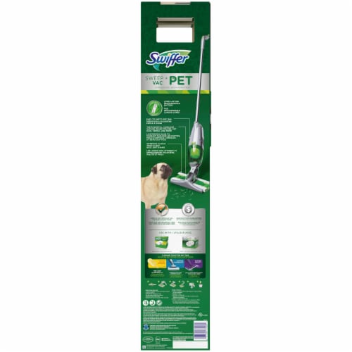 Swiffer Pet Cordless Sweep and Vacuum Kit Perspective: back