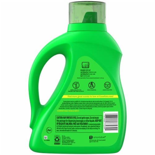 Gain Original Scent Liquid Laundry Detergent Perspective: back