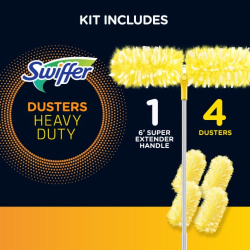 Swiffer Dusters Heavy Duty 3 ft Extendable Handle Dusting Kit (1