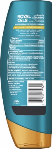 Head and Shoulders® Royal Oils Moisture Renewal Conditioner with Coconut Oil Perspective: back