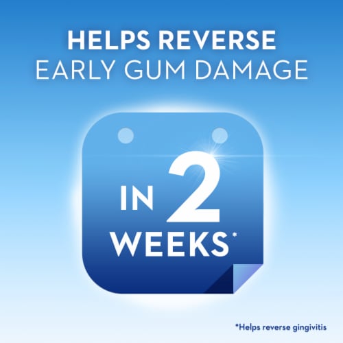 Crest Enamel Repair & Gum Intense Clean Anticavity Fluoride Toothpaste Perspective: back
