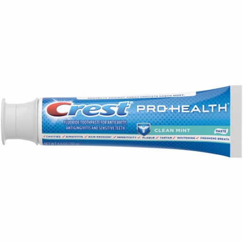 Crest Pro-Health Clean Mint Toothpaste Perspective: back