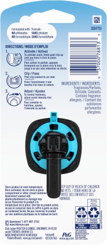 Febreze Car™ Platinum Ice Vent Clip  Air Freshener Perspective: back