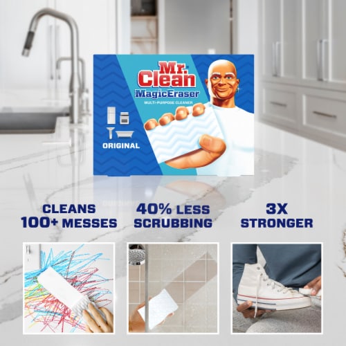 Mr. Clean Original Magic Eraser Cleaning Pads with Durafoam Perspective: back