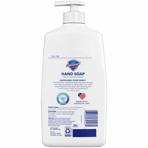 Safeguard™ Liquid Hand Soap Fresh Clean Scent Perspective: back