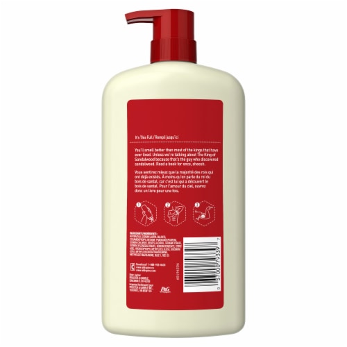 Old Spice Timber with Sandalwood Body Wash Perspective: back
