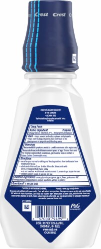Crest Gum Detoxify Cool Wintergreen Mouthwash Perspective: back