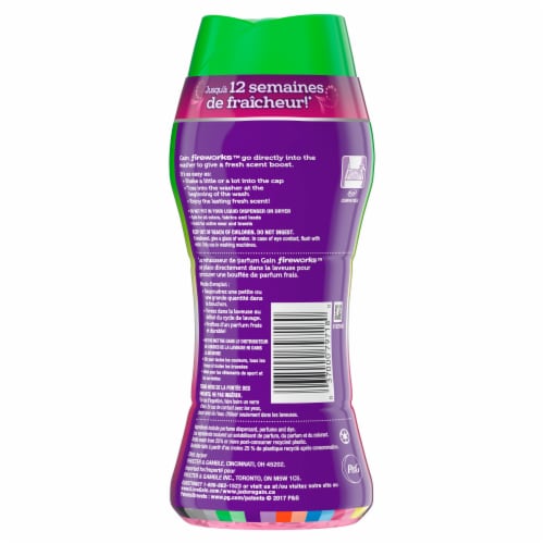 Gain Fireworks Moonlight Breeze In-Wash Scent Booster Beads Perspective: back