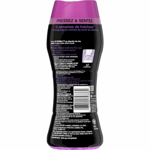 Downy Unstopables Lush In-Wash Scent Booster Perspective: back