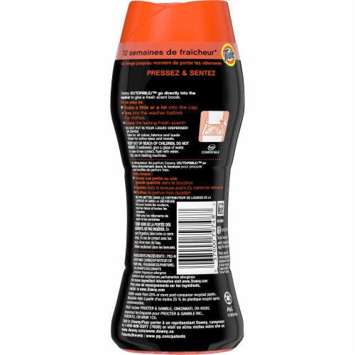 Downy Unstopables Tide Original In Wash Scent Booster Fabric Refreshers Perspective: back