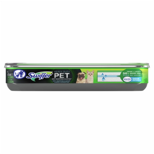 Swiffer® Heavy Duty Pet with Febreze Odor Defense Wet Mopping Cloth Refills Perspective: back