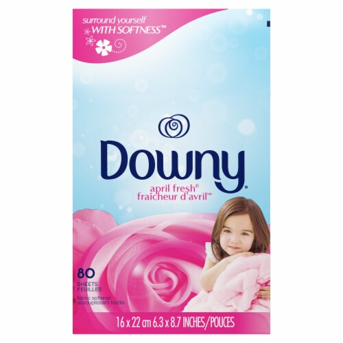 Downy® April Fresh Dryer Sheets Perspective: back