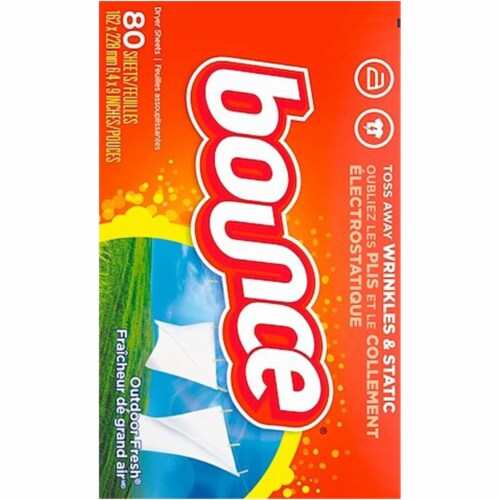 Bounce Outdoor Fresh Dryer Sheets Perspective: back