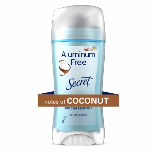 Secret for Women Aluminum-Free Deodorant Coconut Scent Perspective: back