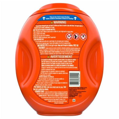 Tide® Pods Original Laundry Detergent Pacs Perspective: back